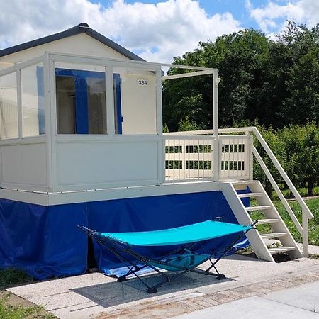 Vila Voormalig Strandhuisje In Boomgaard In Hengstdijk Exteriér fotografie